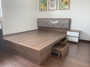 Giường từ gỗ công nghiệp