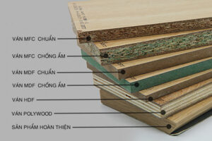 Độ dày cốt gỗ công nghiệp